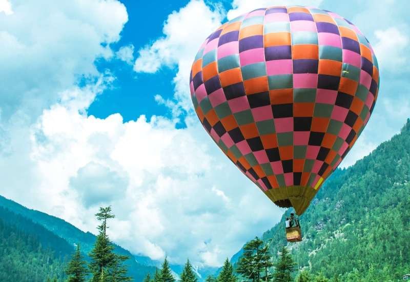 Hot Air Balloon in Munnar